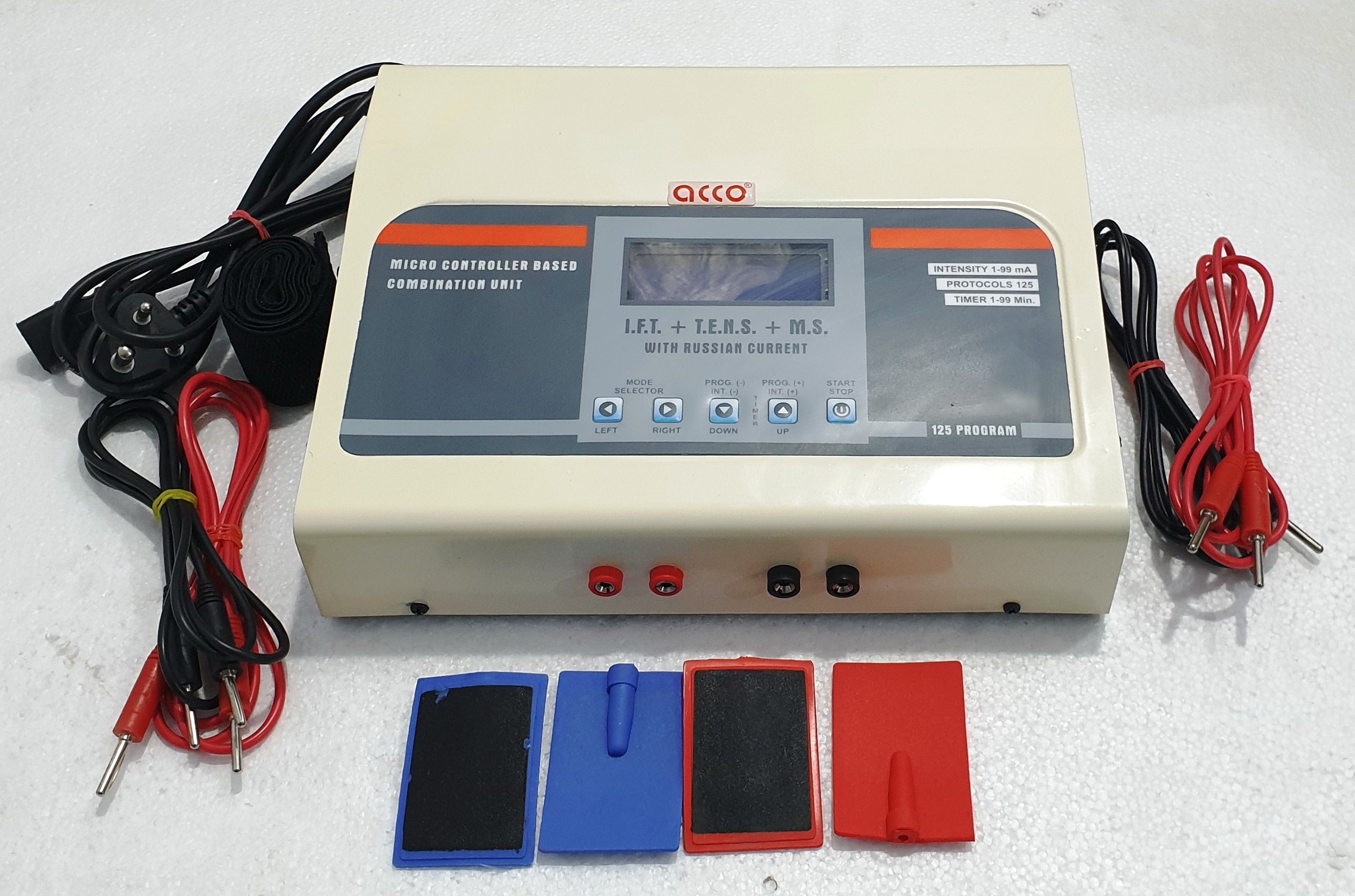 Original TENS-IFT Tens Machine with LCD Display For 125 Program  Physiotherapy Device