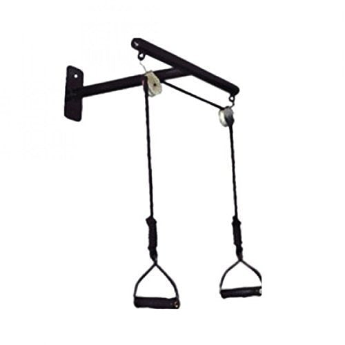 Shoulder outlet pulley exerciser