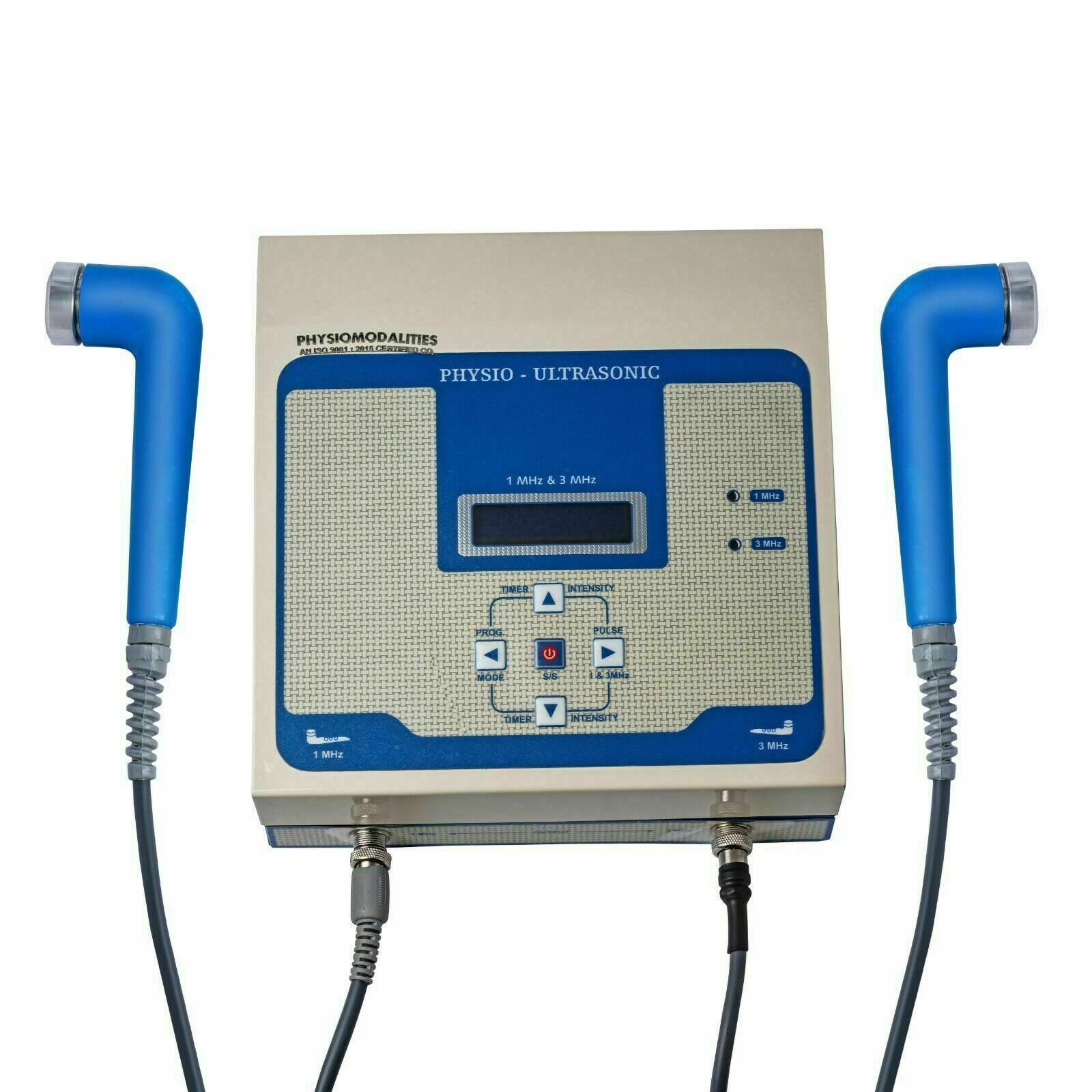 MEDGEARS Physiotherapy Equipment LCD Ultrasonic Unit Comuterised 1 Mhz &  3Mhz Ultrasound Machine Ultrasound Physiotherapy Machine