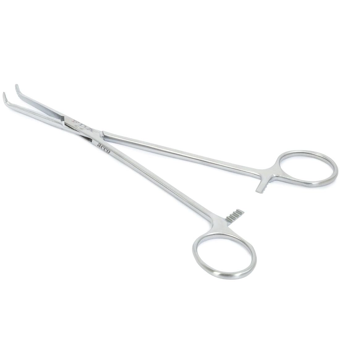 acco Right Angle Forceps Mixter Half Serrations