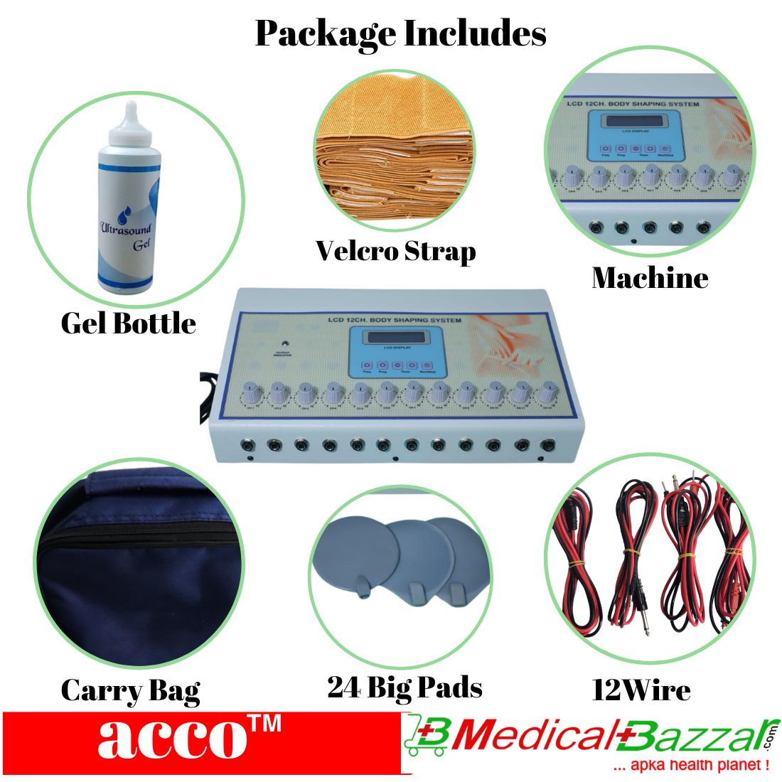 acco Slimming Machine 12 Ch LCD