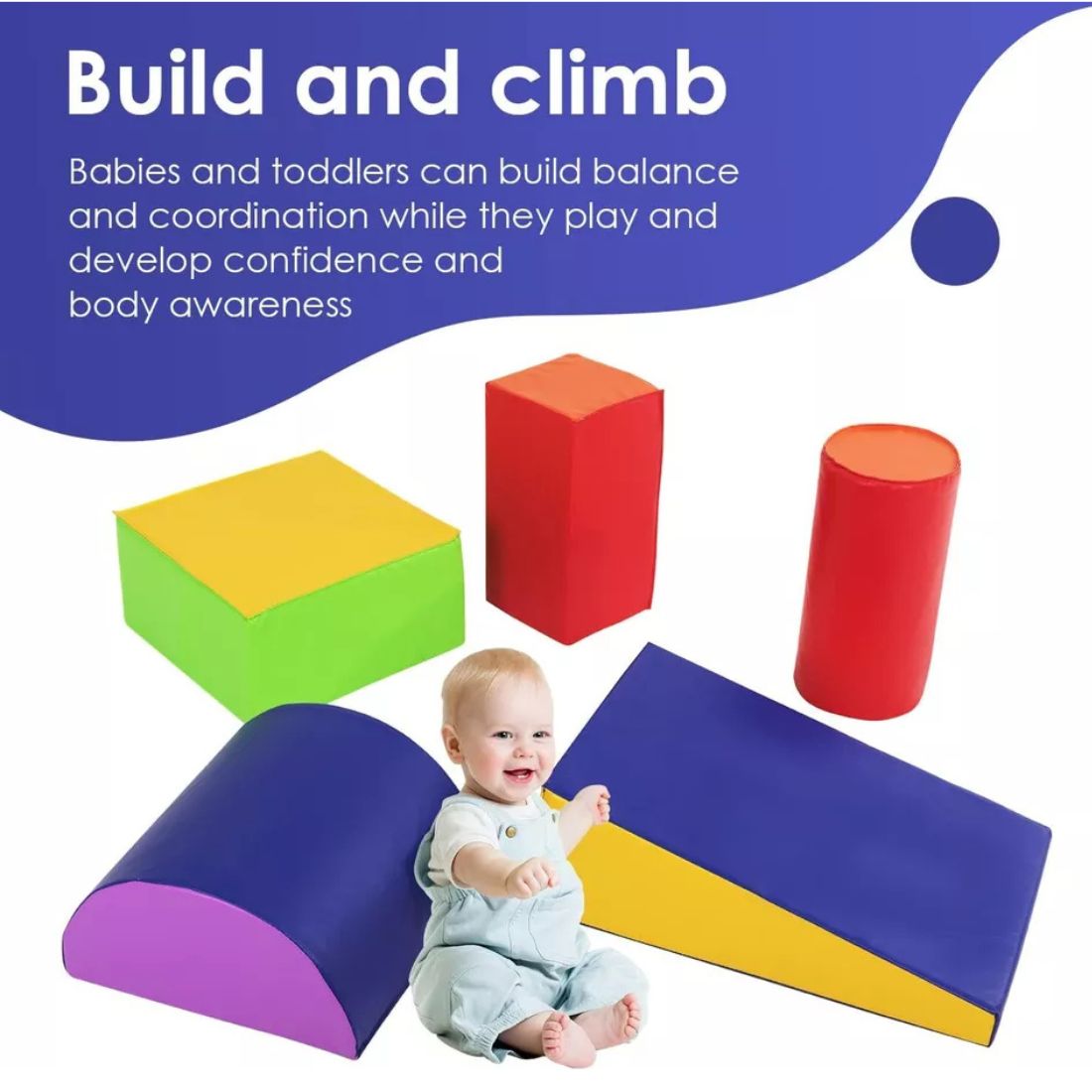 Baby Climbing Toys Soft Play Equipment 5-Piece