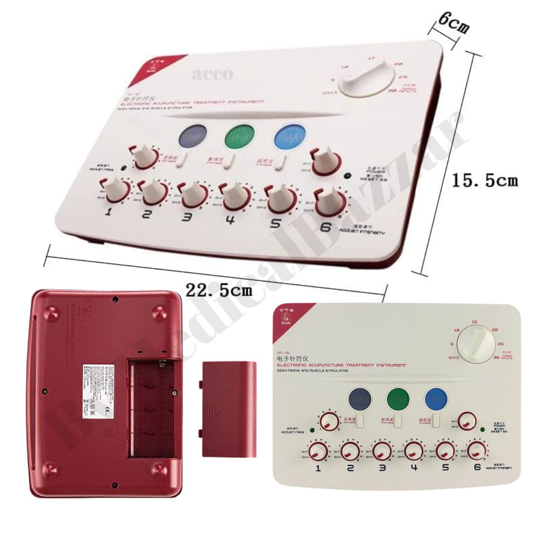 Acupuncture Dry Needles Stimulator Machine 6 Channel