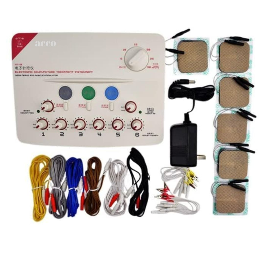 Acupuncture Dry Needles Stimulator Machine 6 Channel