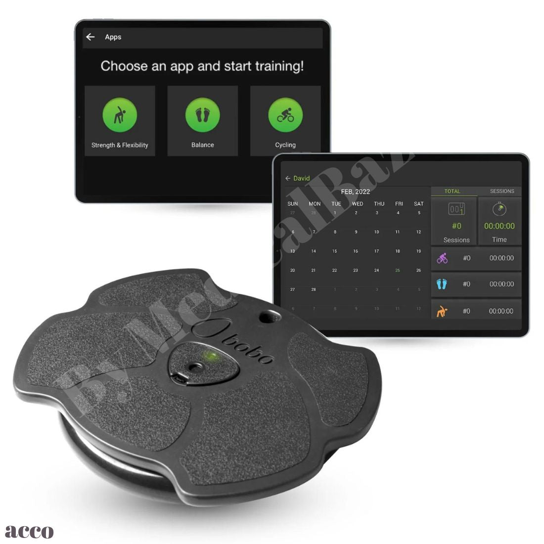 Bobo Pro 2.0 - Balance board physio training solution with app for remote support