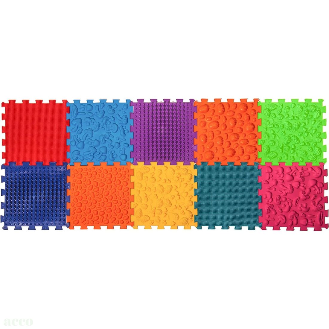 Sensory Floor Mats for Sensory Kids Set of 10Pcs Imported