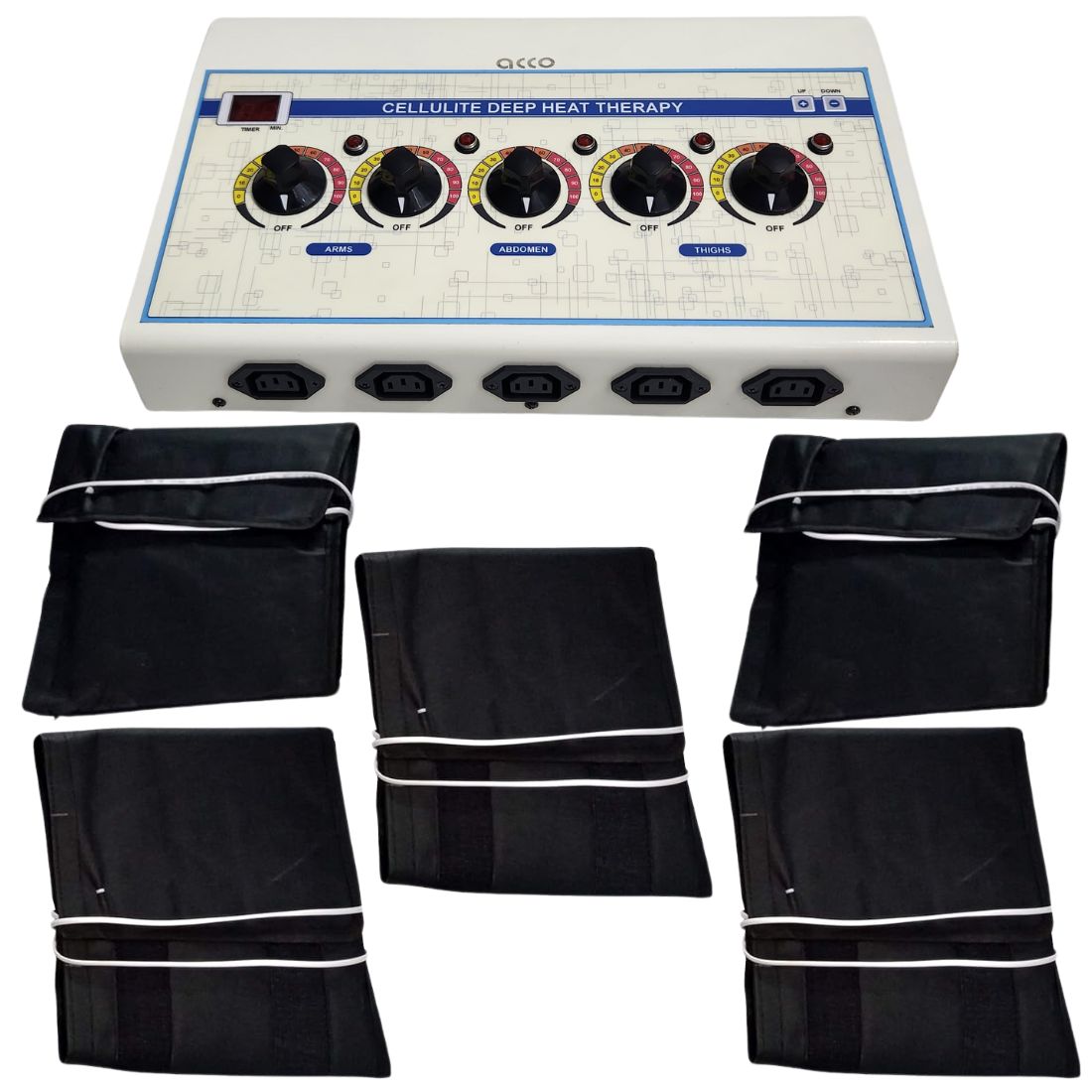 acco Cellulite Deep Heat Therapy Machine 5 Pads