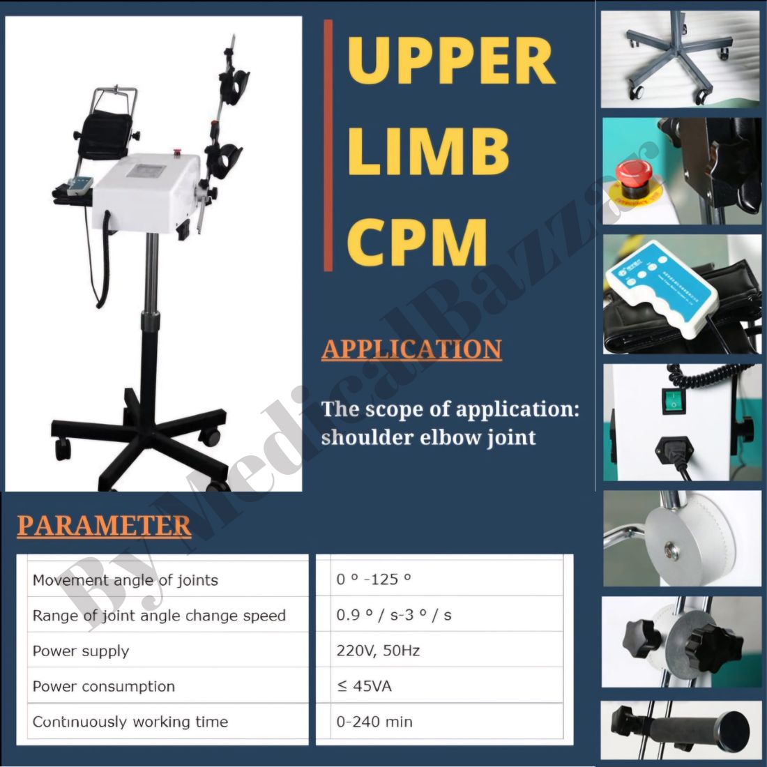 Elbow & Shoulder Upper Limb CPM Machine (IMP)