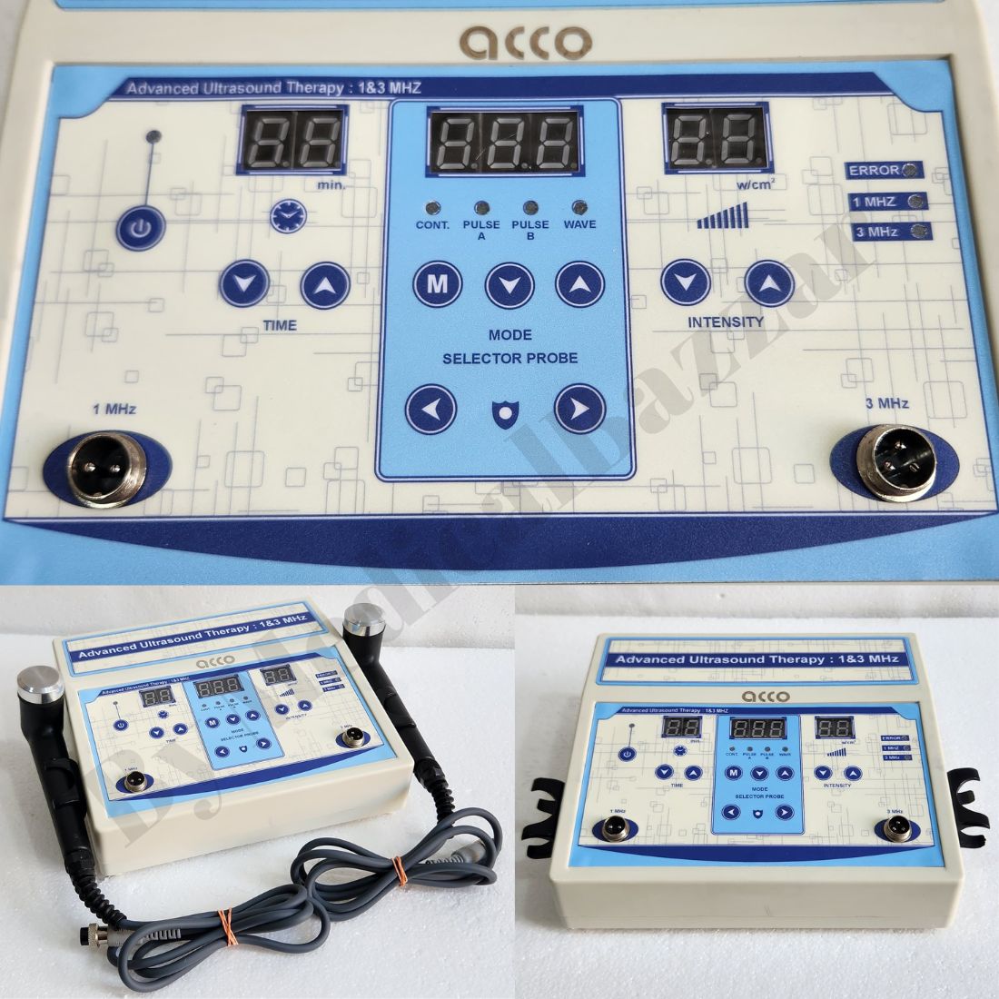 acco Advance Ultrasound Therapy Machine 1 & 3 Mhz (3 Modes)